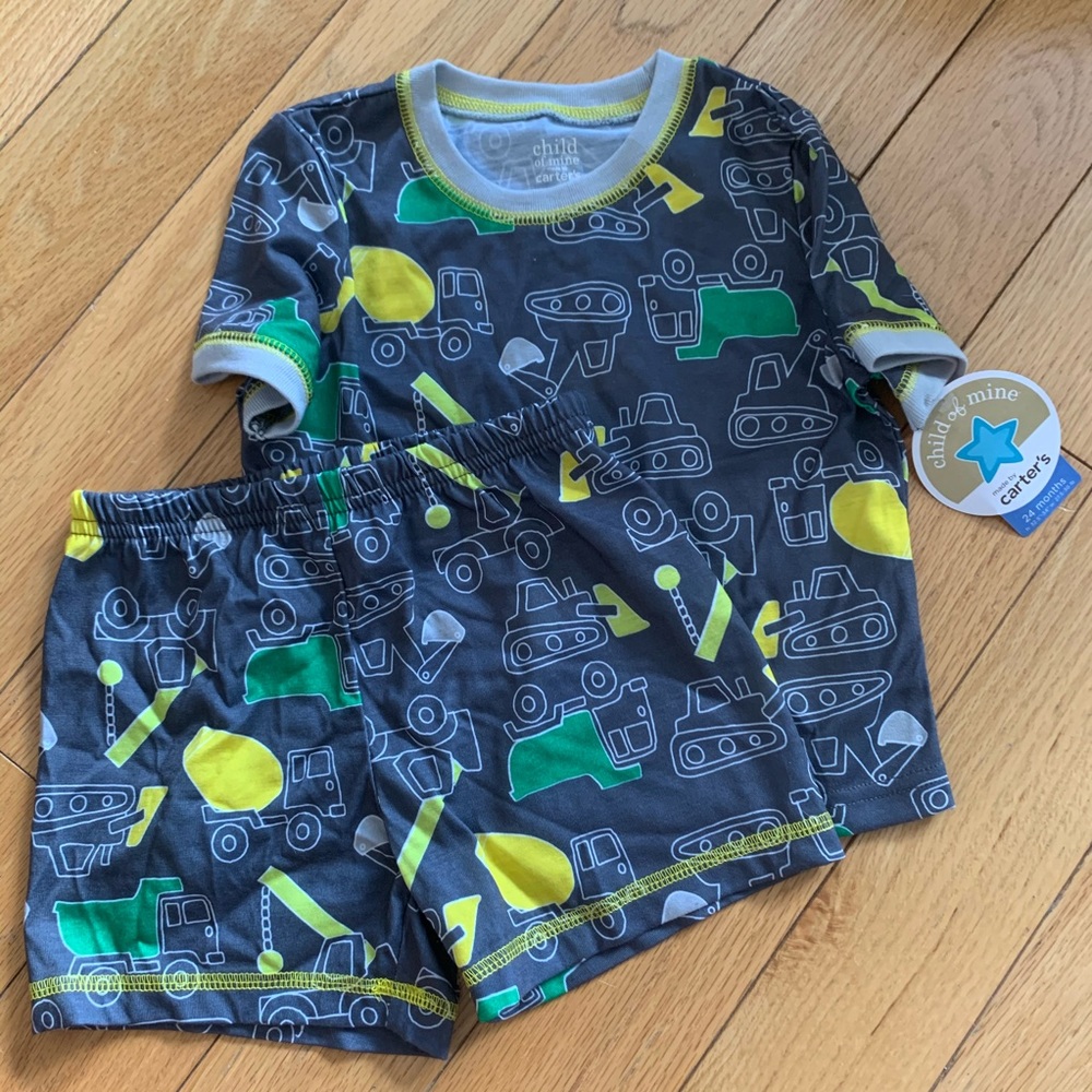 Dump truck pajamas